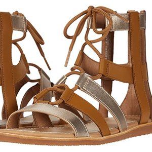 SOREL Bailee Lace-Up Leather Sandal Brand New! 7M